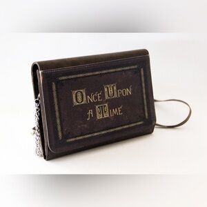 Once Upon A Time Fairytale Storybook Purse Faux Leather Handbag Bookish